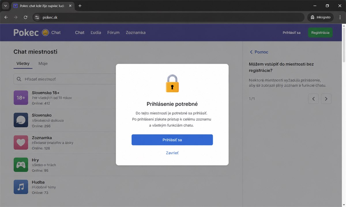 Výsledok postupu pre Pokec chat kde žije najviac ludi