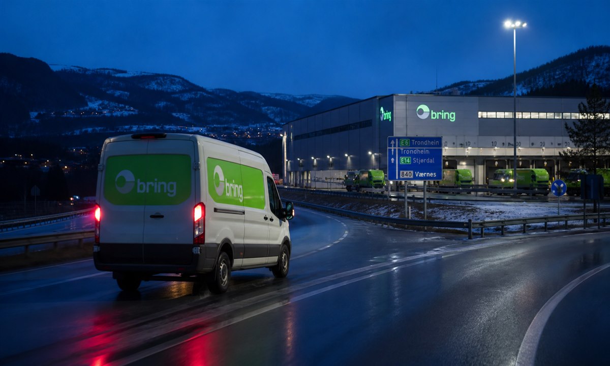 Posten express over natten