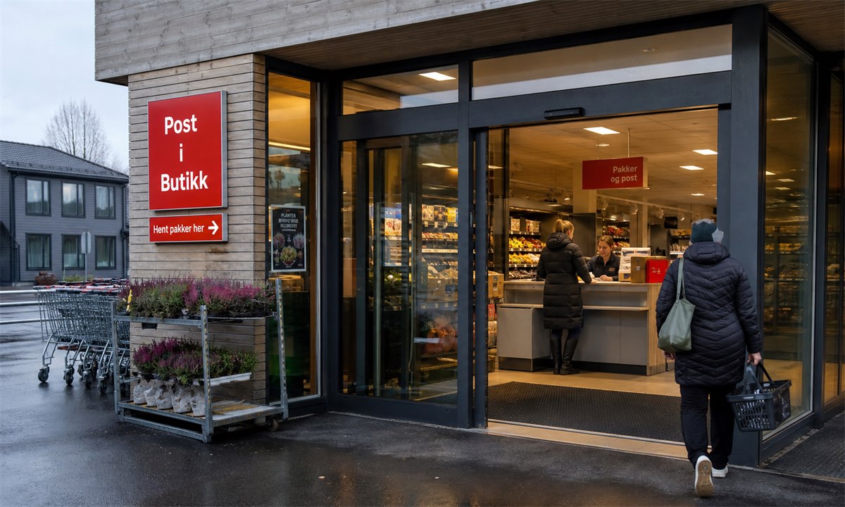 Posten pick up point