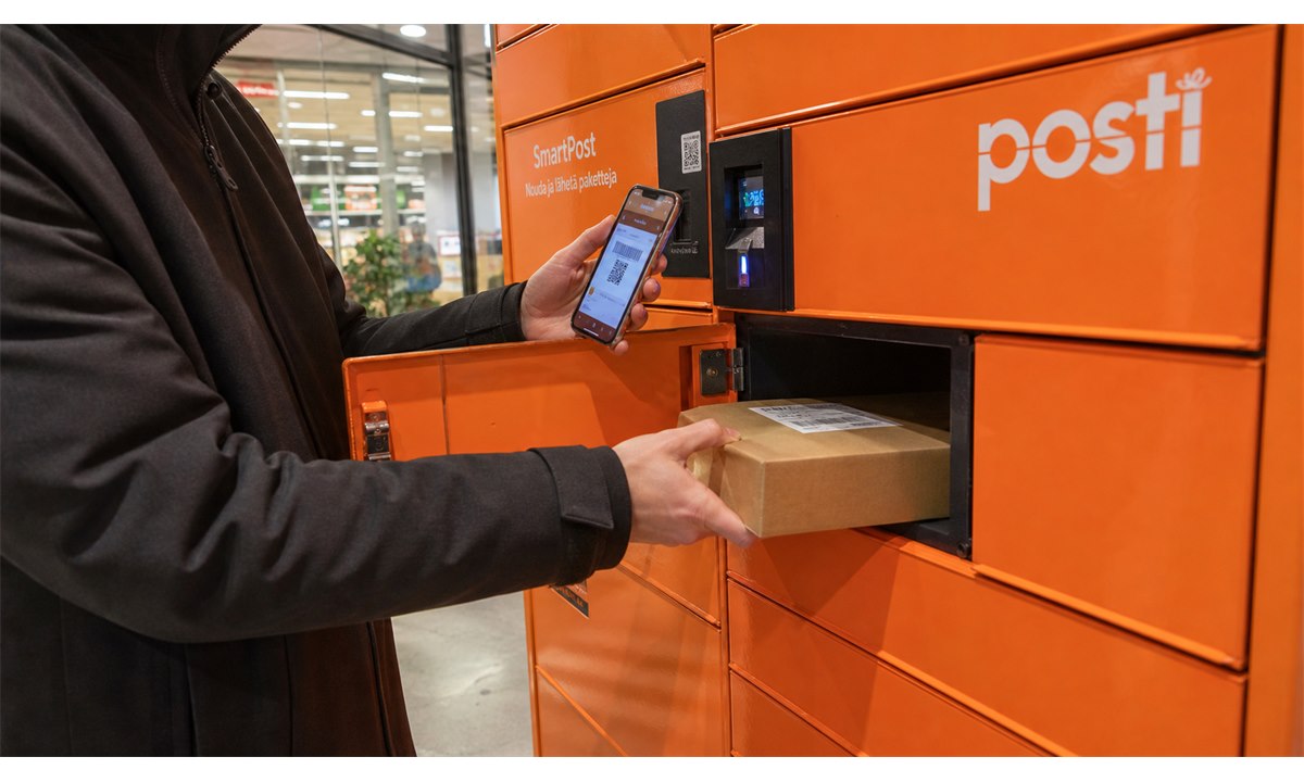 Paketin jättäminen SmartPost-automaatille lähetystä varten