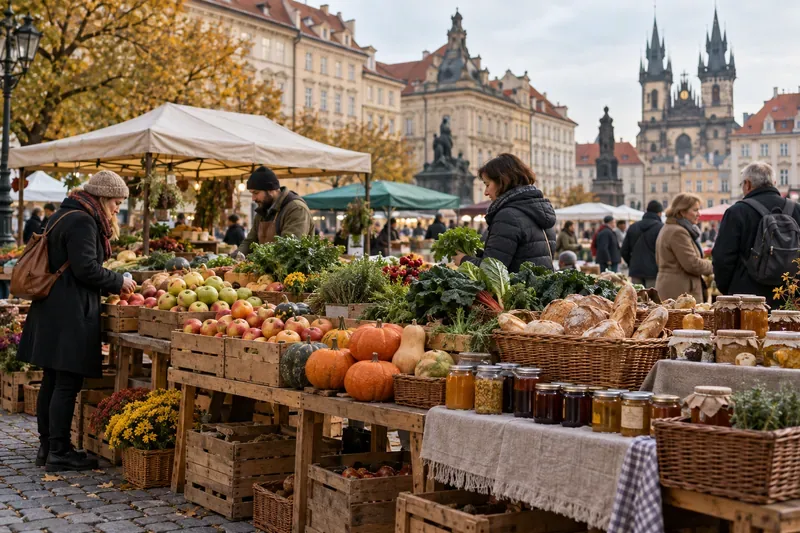 Pražské trhy v říjnu 2026: farmářské, bleší i komunitní