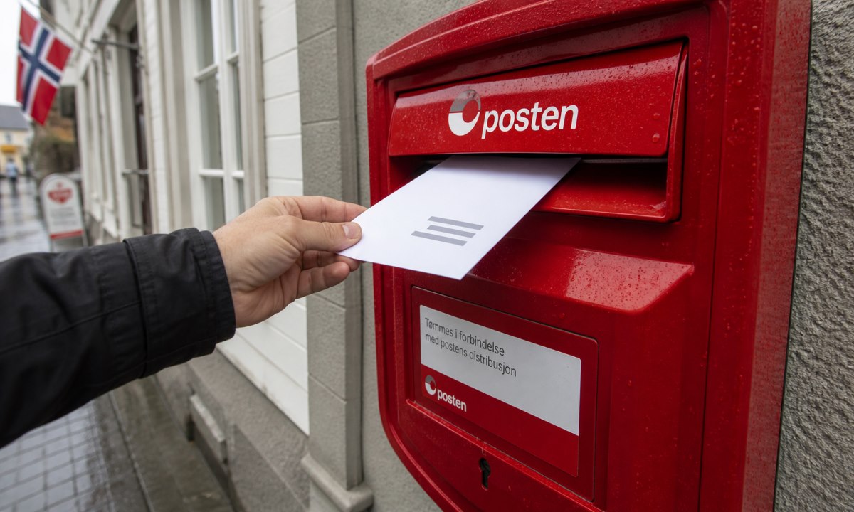 Send fra egen postkasse