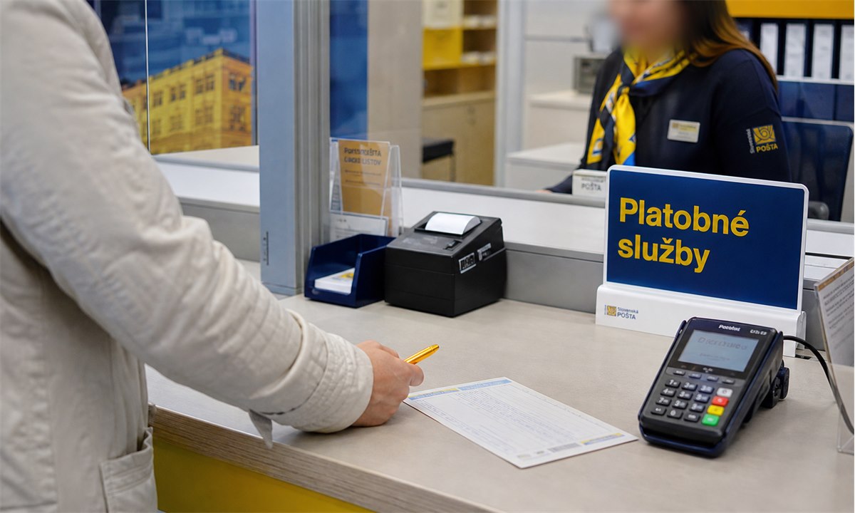 Finančné služby na pošte Košice 1