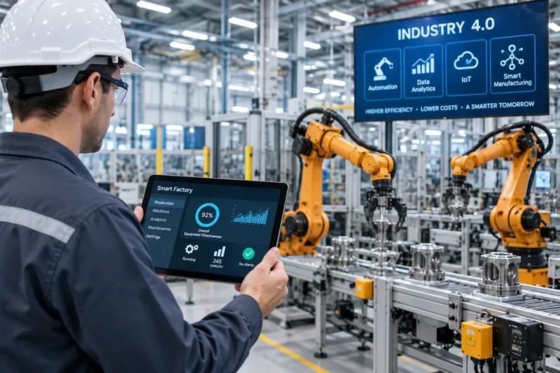 Inteligentní automatizace v Průmyslu 4.0: Praktický rámec pro maximální efektivitu s minimálními zásahy
