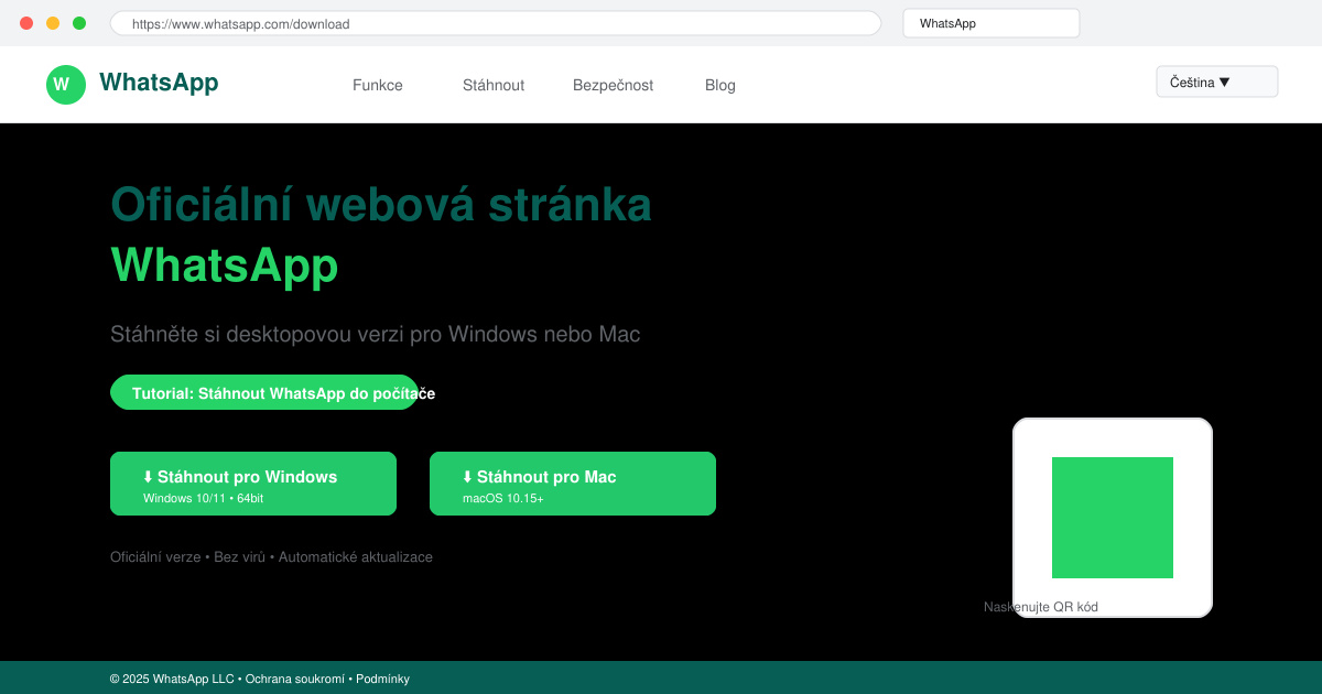 Stáhnout WhatsApp do počítače