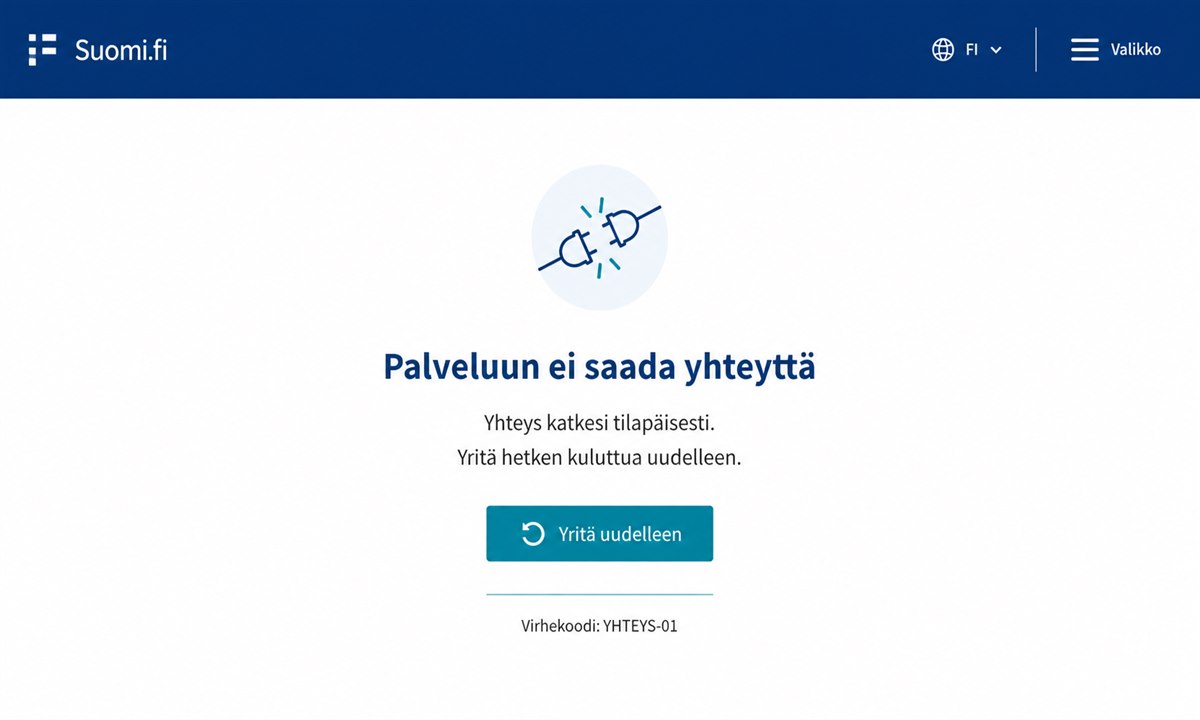 Suomi fi ei toimi
