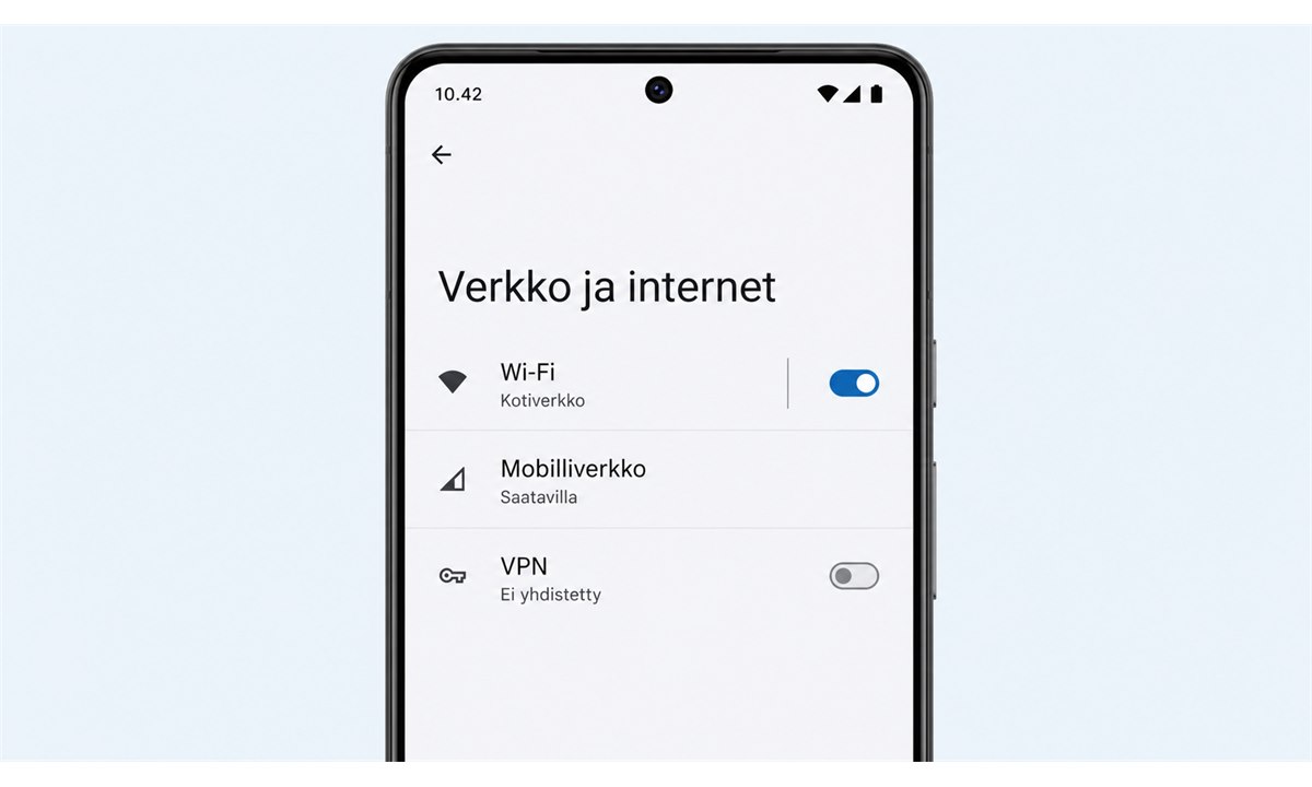 VPN-yhteyden katkaiseminen Android-asetuksista