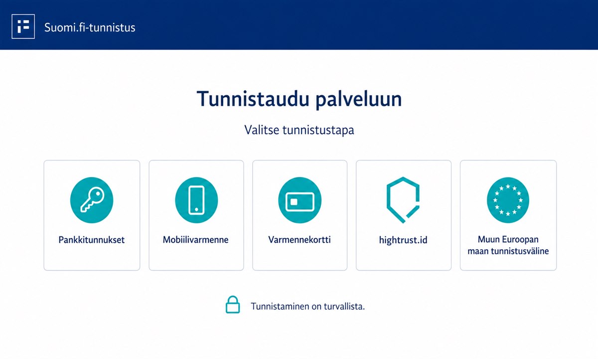 Suomi fi tunnistus käyttöönotto