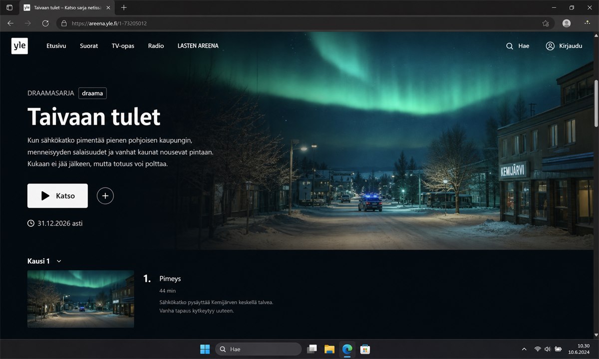 Taivaan tulet yle areena