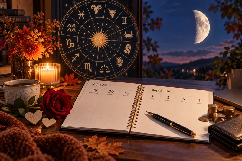 Tjedni horoskop od 28. rujna do 4. listopada 2026.: ljubav, posao i novac za svih 12 znakova