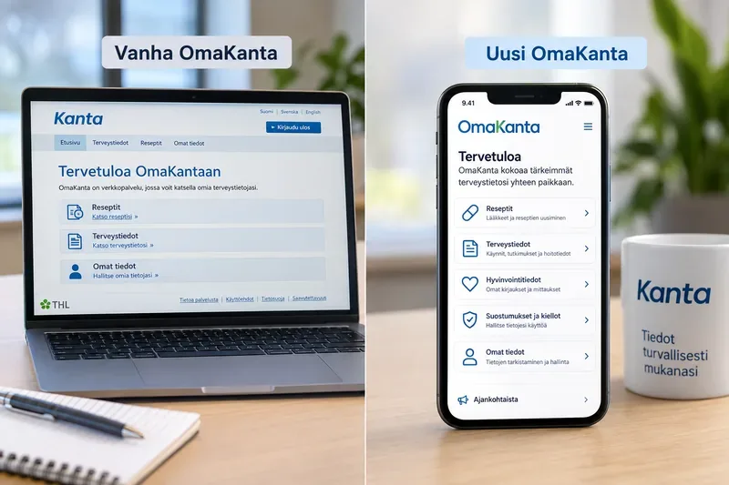 Uusi ja vanha OmaKanta – mitä eroa niillä on vuonna 2026?