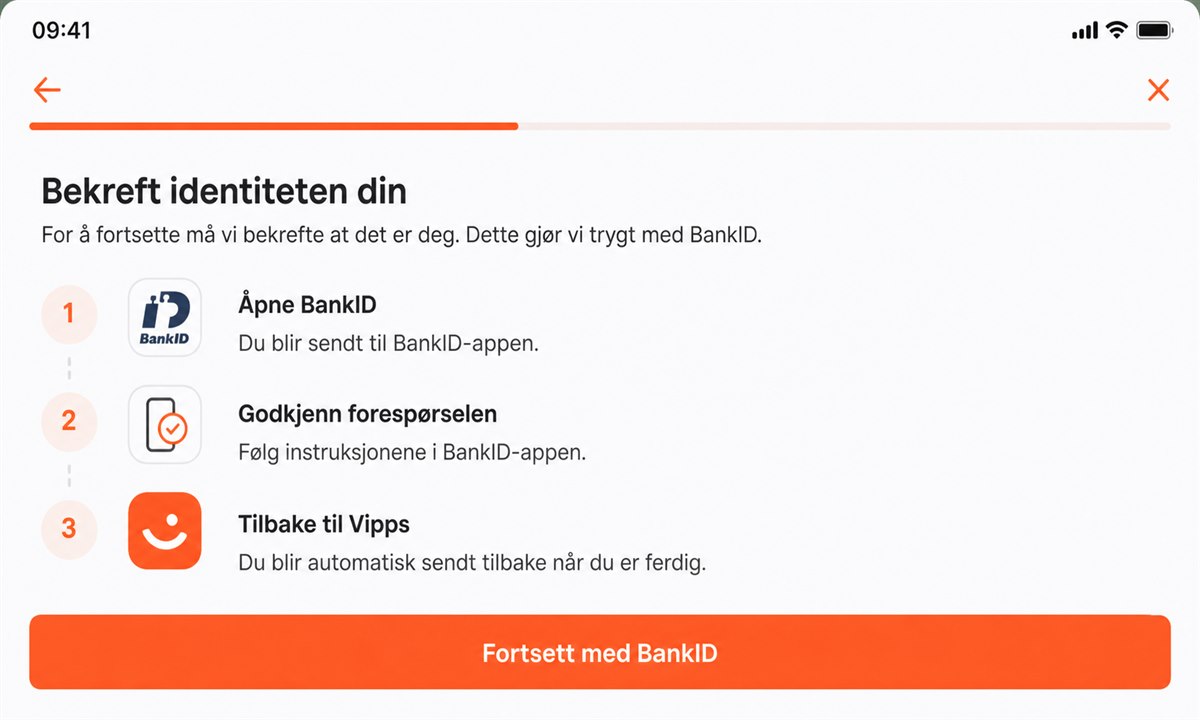 Øke Vipps-grensen med BankID-verifisering