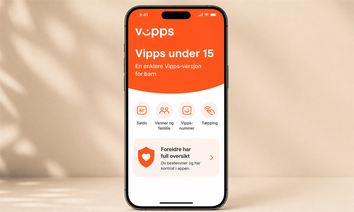 Vipps til barn under 15 år