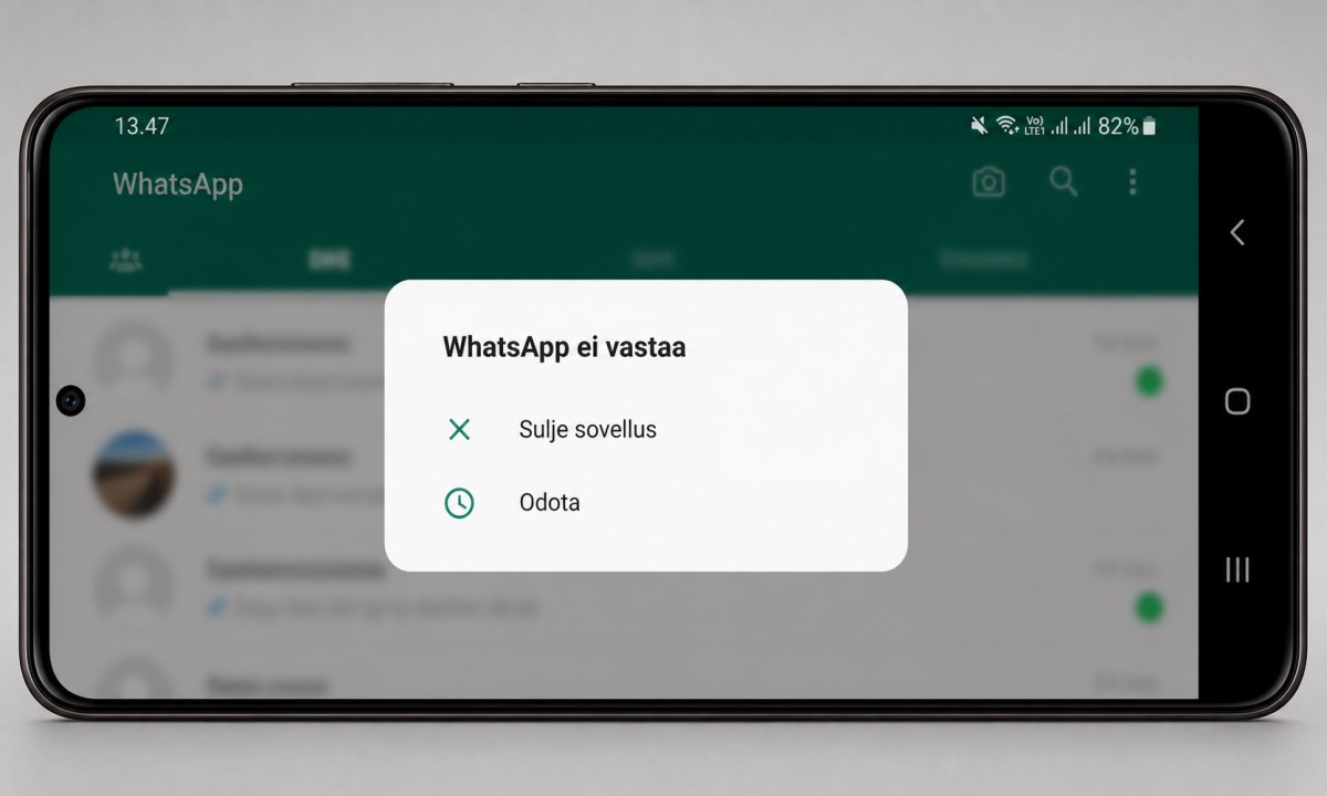 WhatsApp ei toimi päivityksen jälkeen