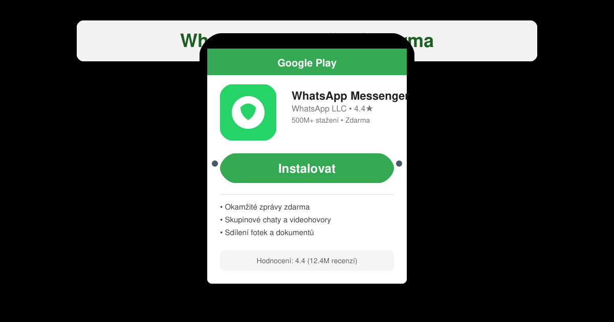 WhatsApp ke stažení zdarma