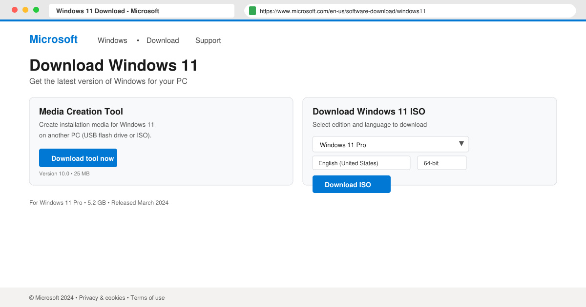 Win 11 pro download