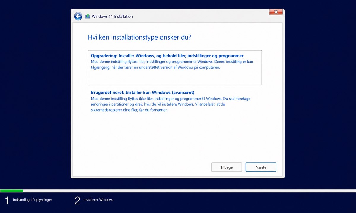 Windows 11 LTSC installationsguide kørende