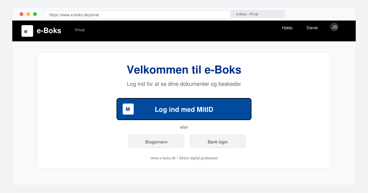 Www e boks dk privat