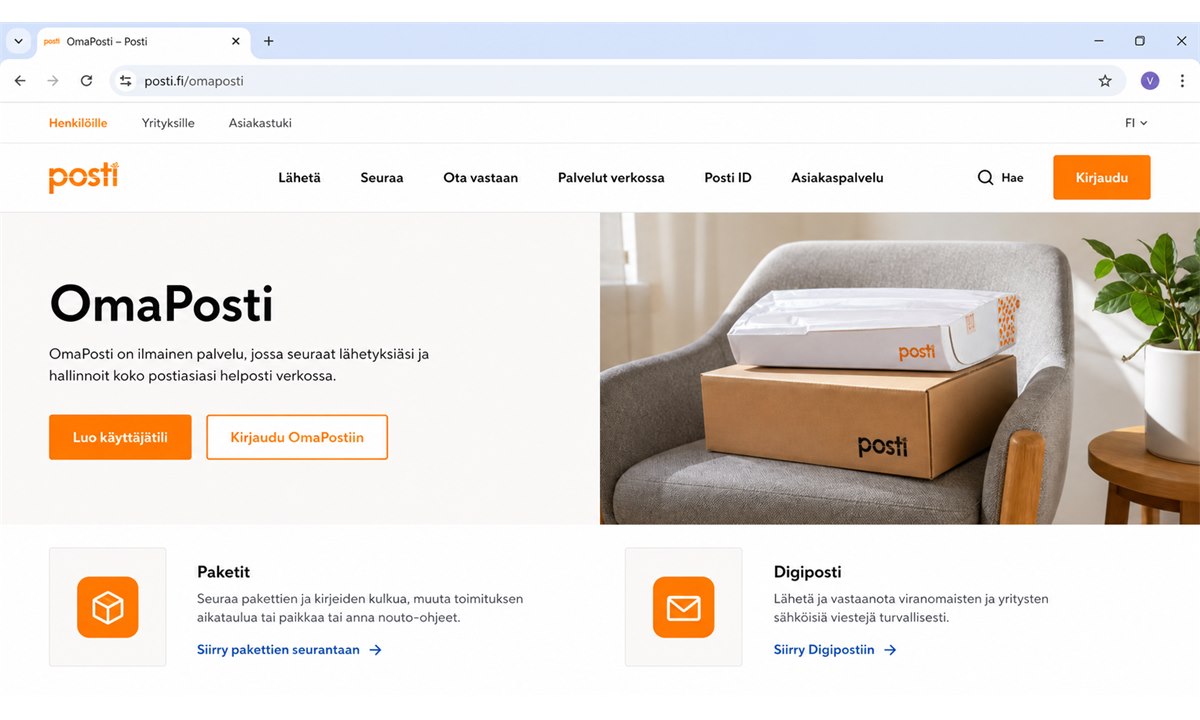 Www oma posti fi