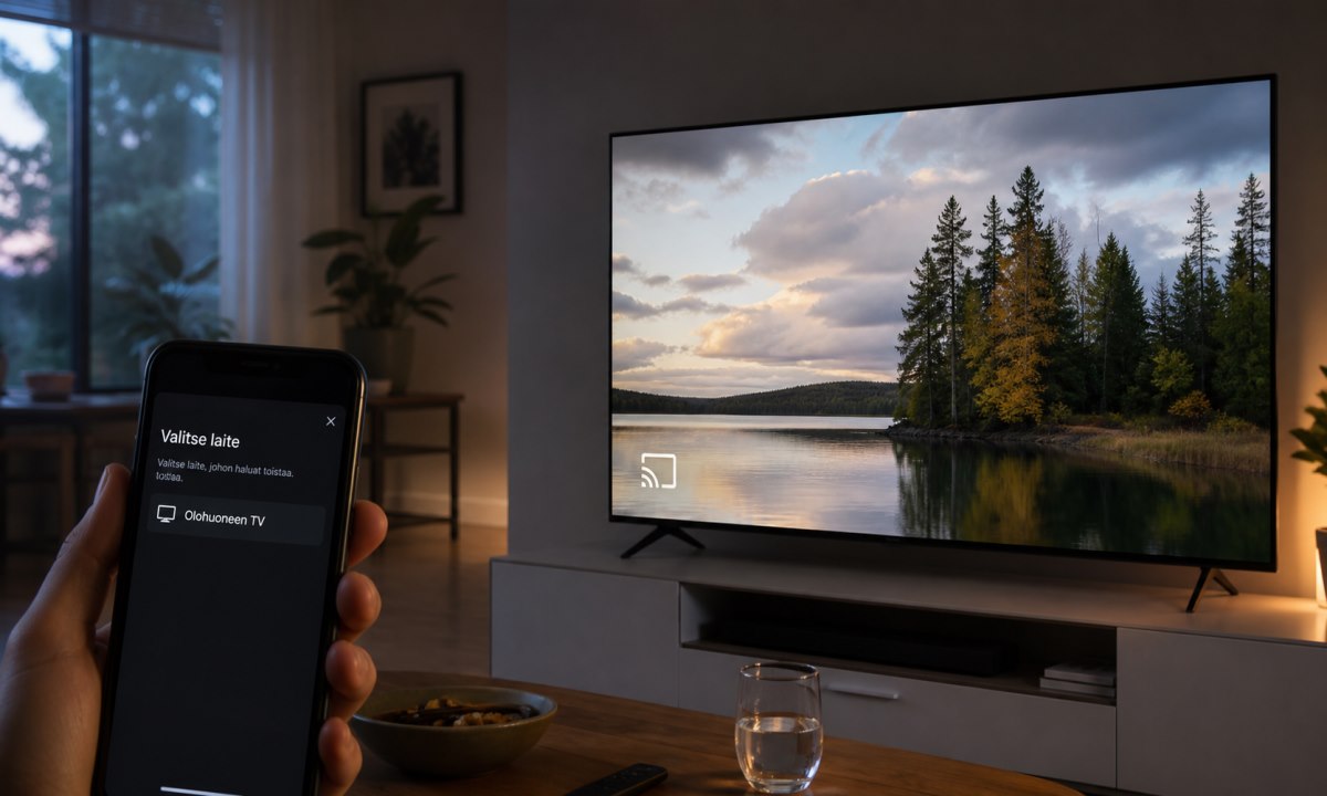 Yle Areena Chromecast ja älytelevisio käyttö
