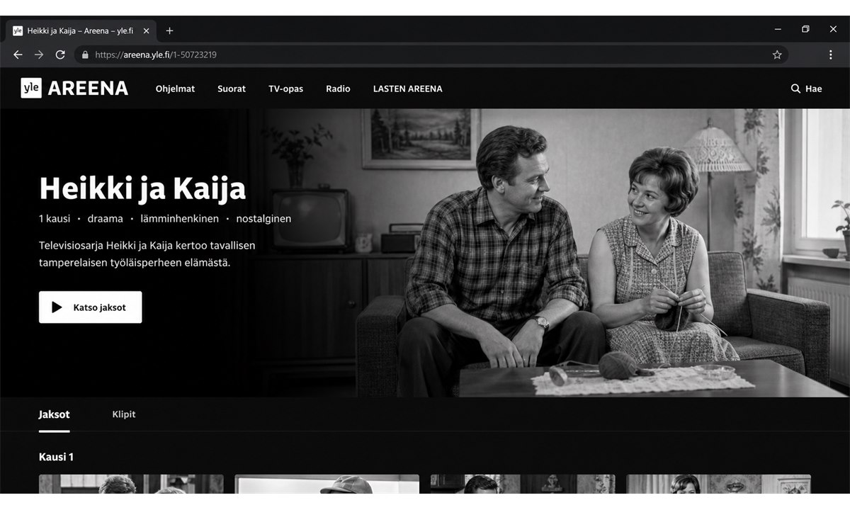 Yle areena heikki ja kaija