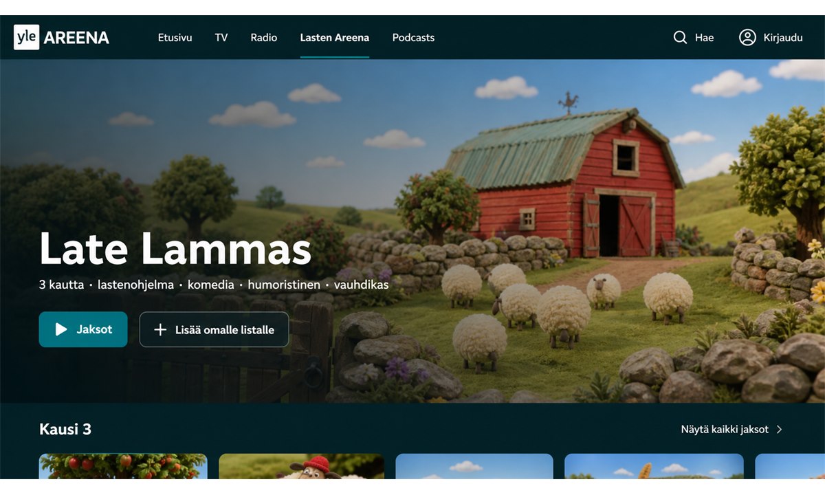 Yle areena late lammas