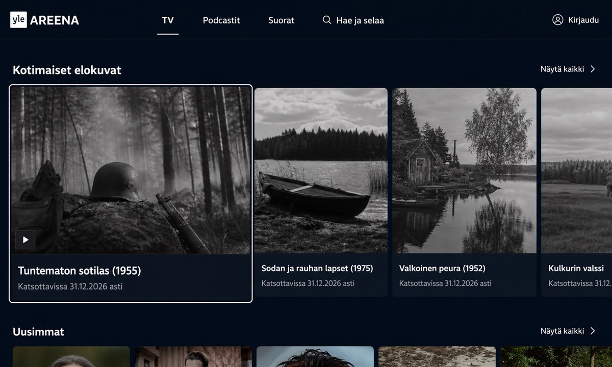 Yle areena tuntematon sotilas