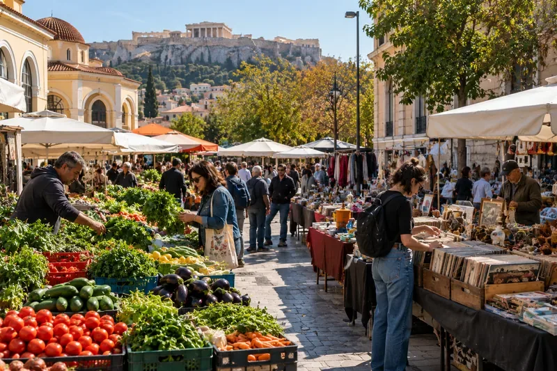 Αγορές και παζάρια στην Αθήνα τον Οκτώβριο 2026: επιβεβαιωμένες ημερομηνίες, ώρες και πρόσβαση