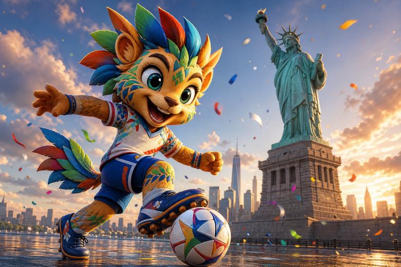 Illustration af strukturen i VM i fodbold 2026